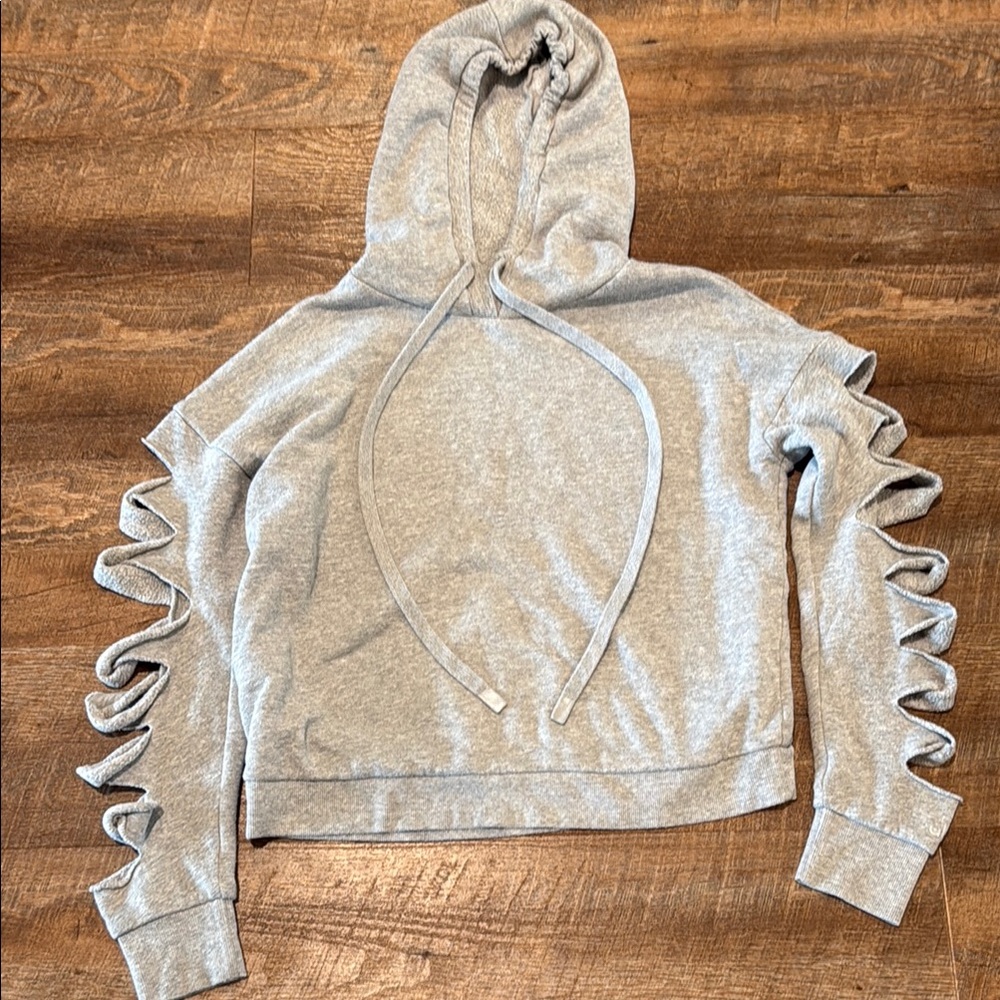 ALOyoga Slay Long Sleeve Hoodie - Gray Heather size small
